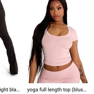 BODY BY RAVEN YOGA SET IN PINK- in search of pink/purple